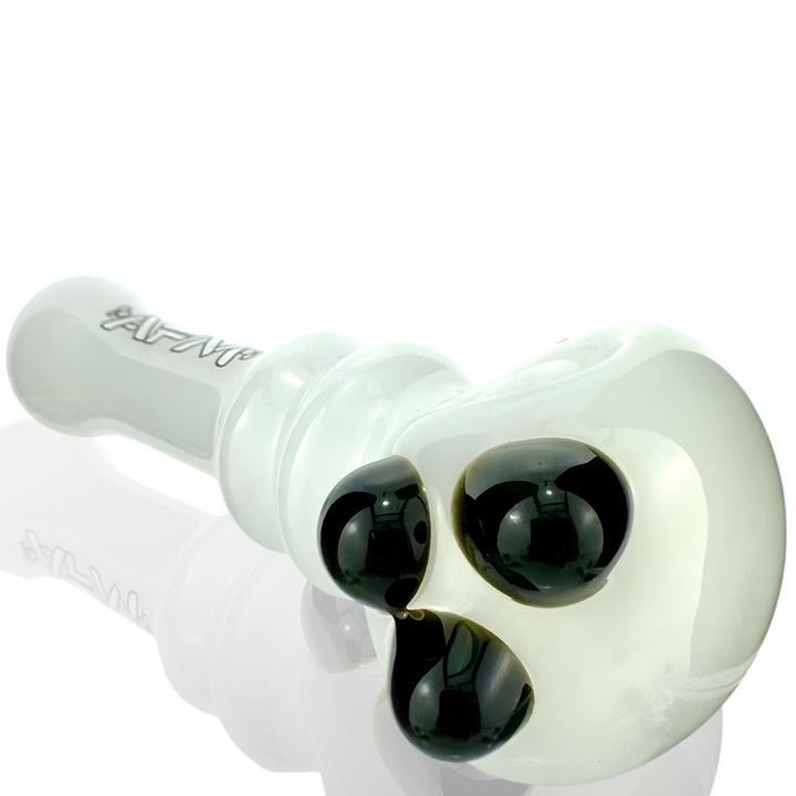 4.5-Inch AFM Double Halo Colored Borosilicate Glass Hand Pipe — Glass Spoon Pipe