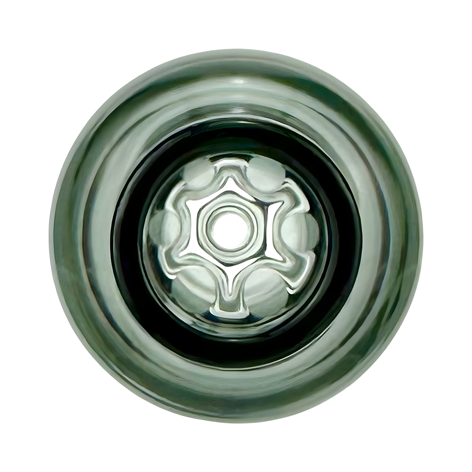 4.5" AFM Globe Borosilicate Glass One Hitter Pipe