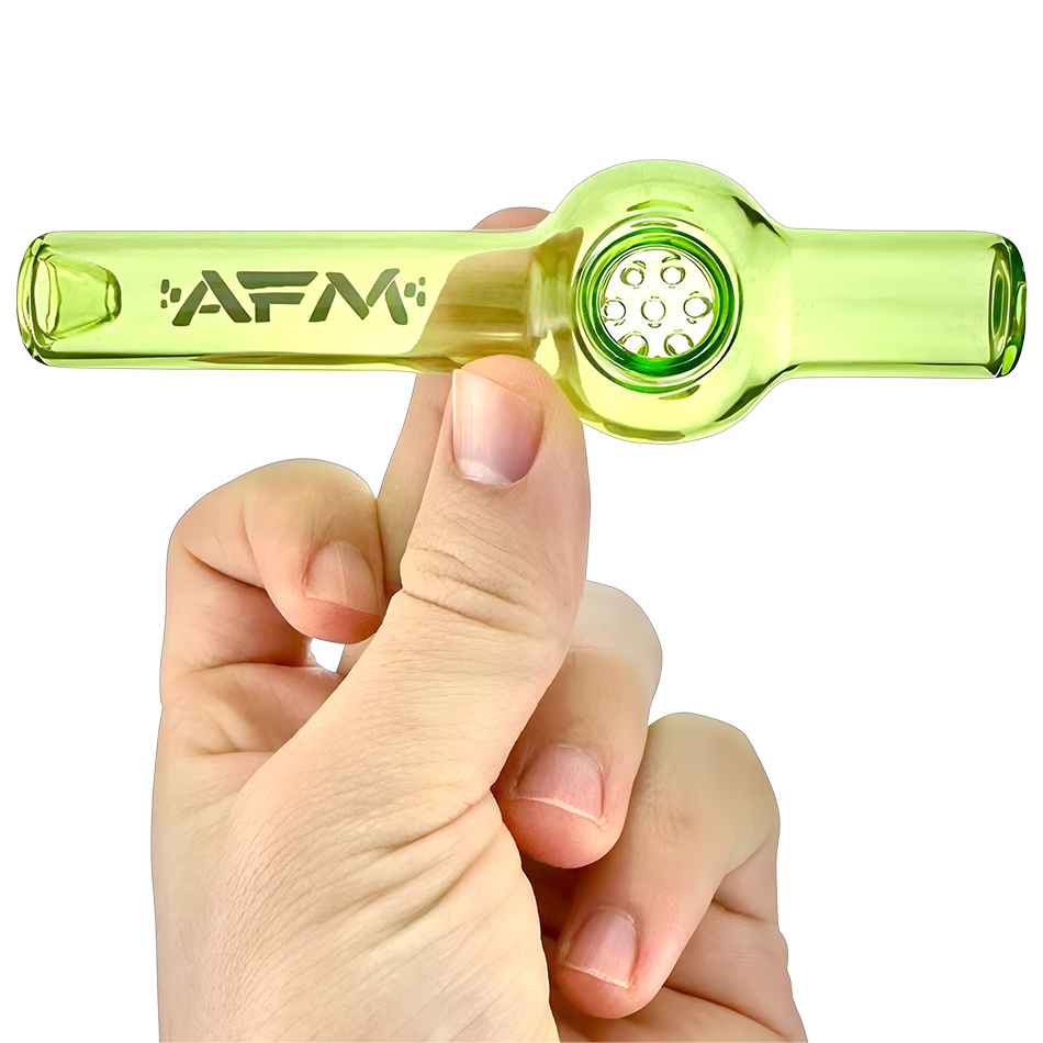 4.5" AFM Poppy Borosilicate Glass Screen Hand Pipe