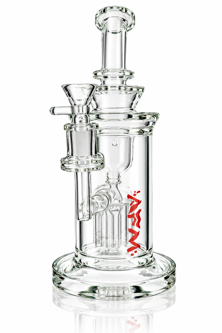 AFM 10″ Power Station Clear Glass Incycler Dab Rig