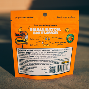 Chilli Bomba Spicy Mango Gummies Chili Chamoy Candy 4oz Bag