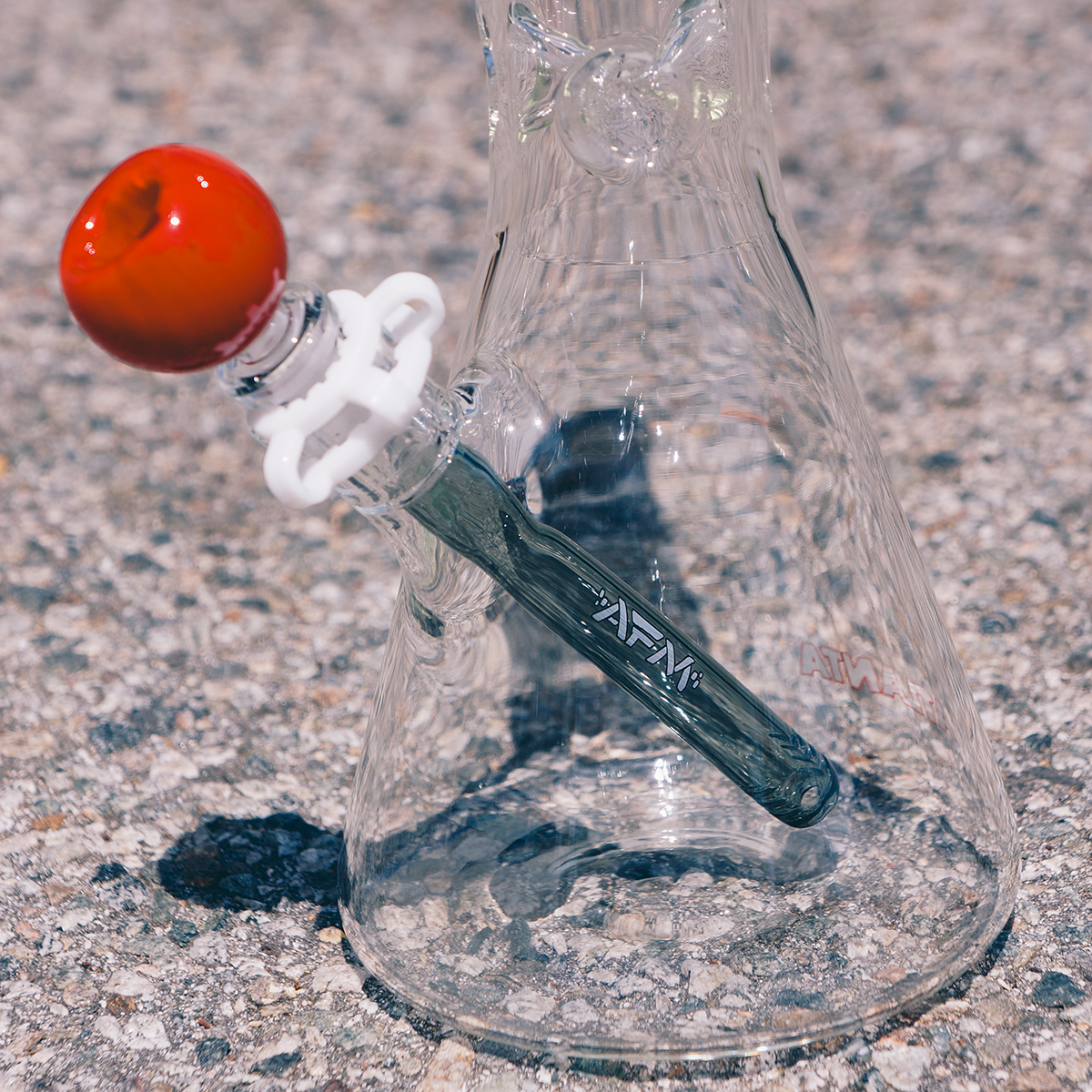 18" Atlanta Basesball 5mm Beaker Bong Bundle