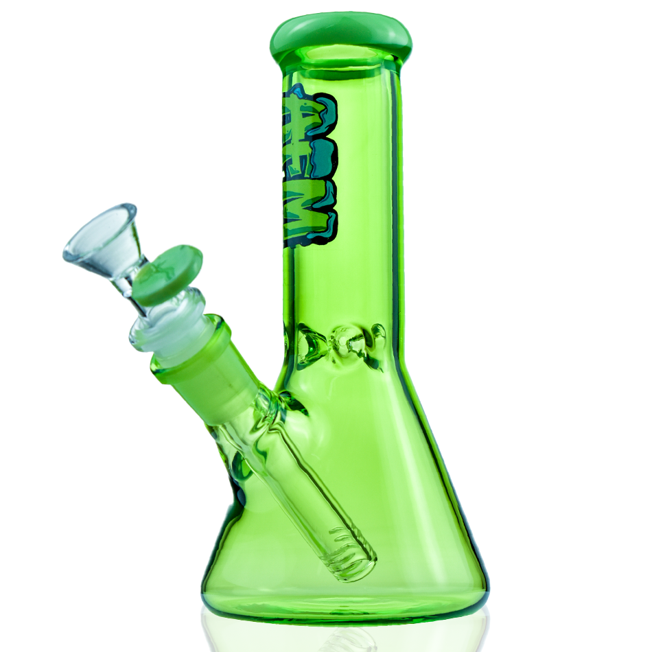 7" Double Full Color Mini Glass Beaker Bong Box Set