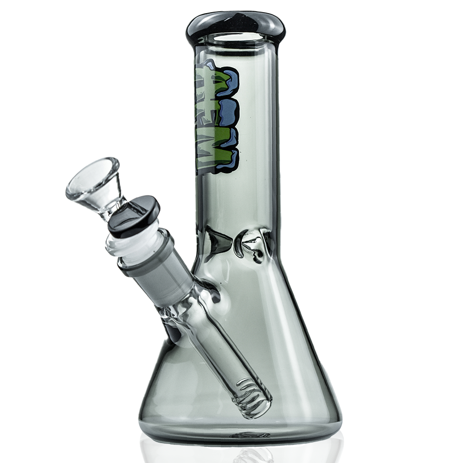 7" Double Full Color Mini Glass Beaker Bong Box Set