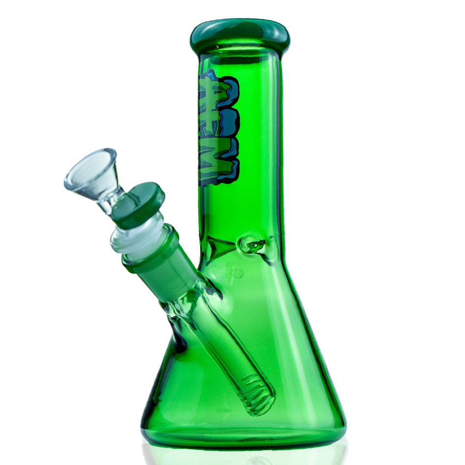 7" Double Full Color Mini Glass Beaker Bong Box Set