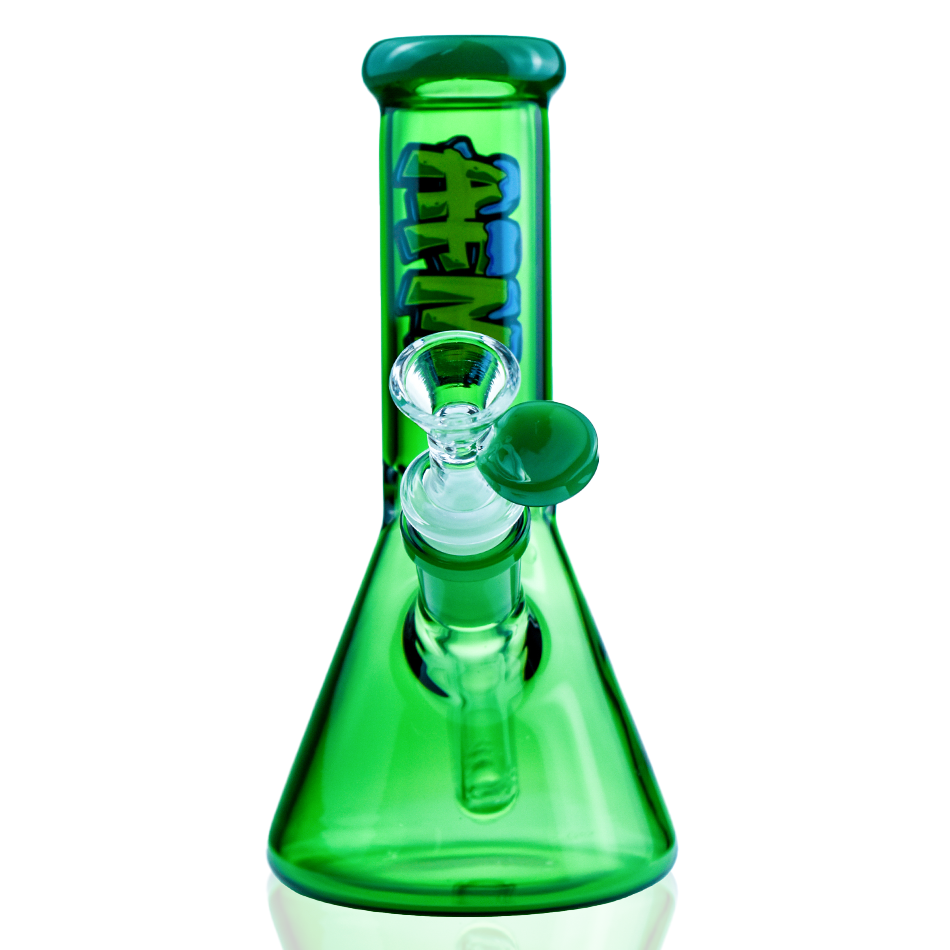 7" Double Full Color Mini Glass Beaker Bong Box Set