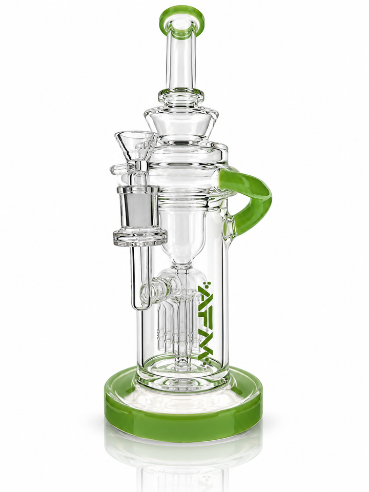 AFM 10″ Power Station Color Glass Recycler Dab Rig
