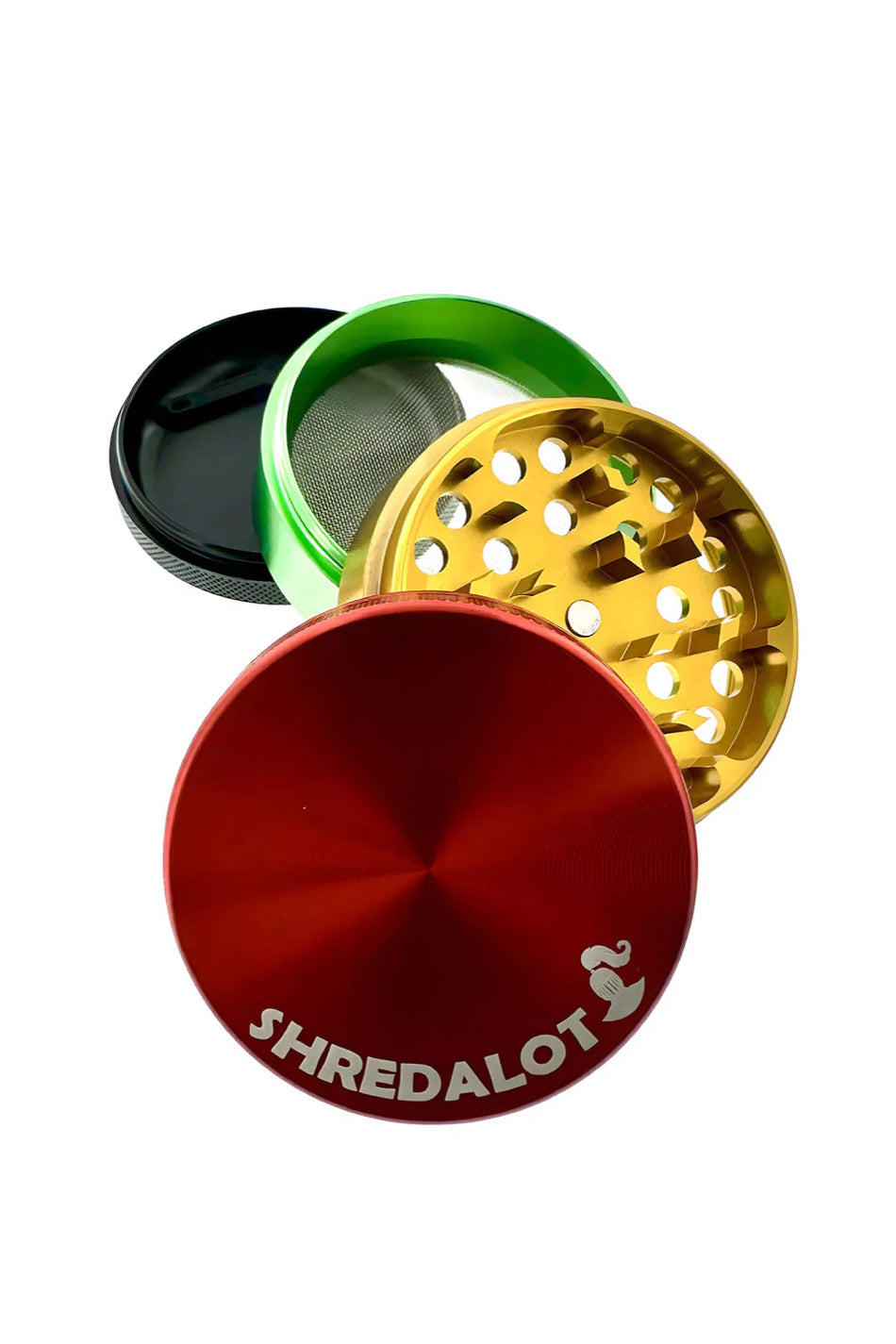 AFM Sir Shredalot 4-Piece Metal Herb Grinder – 63mm Aluminum | AFM Smoke