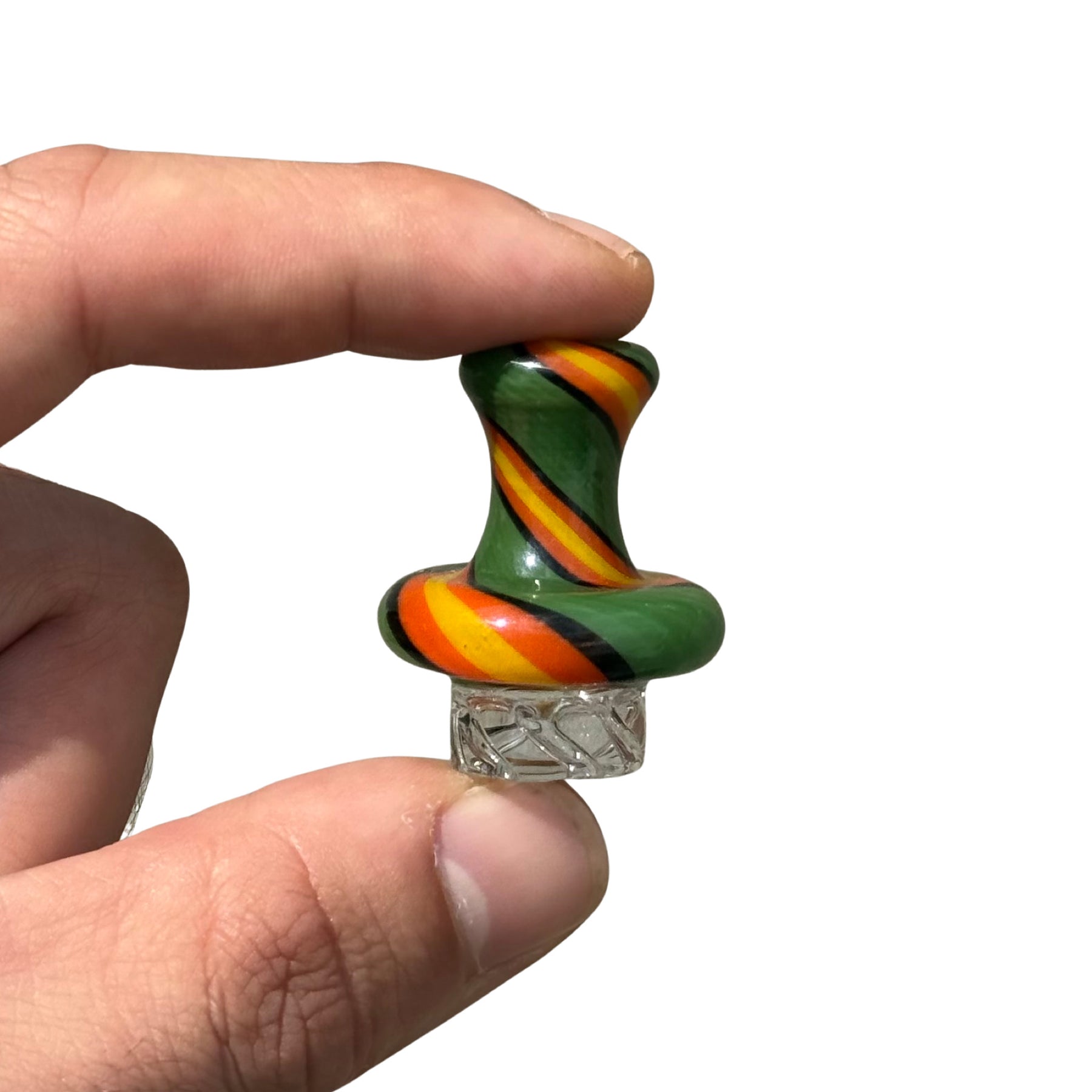 AFM Lolli Turbo Glass Spinner Carb Cap + 2 Pearls
