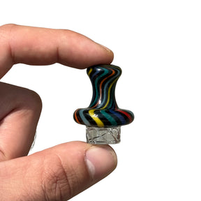 AFM Lolli Turbo Glass Spinner Carb Cap + 2 Pearls