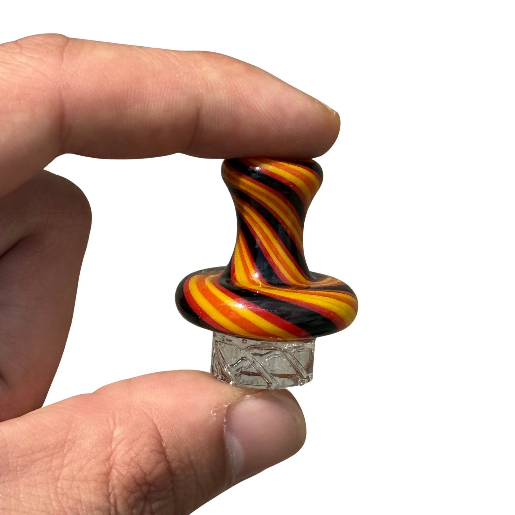 AFM Lolli Turbo Glass Spinner Carb Cap + 2 Pearls
