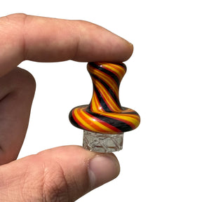 AFM Lolli Turbo Glass Spinner Carb Cap + 2 Pearls