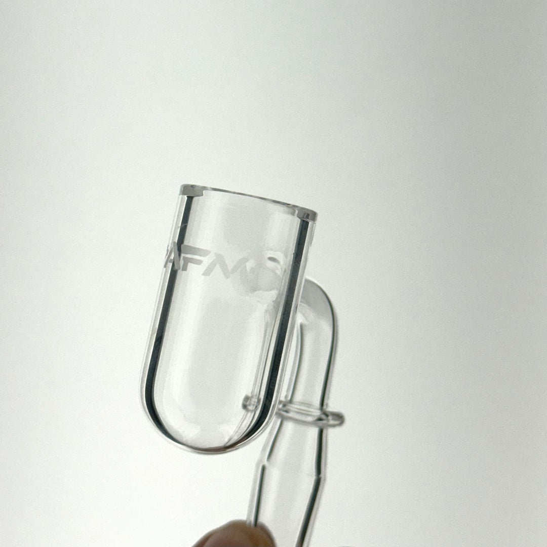 AFM Full Weld Round Quartz Dab Banger – 3mm Thick, 25mm Bucket Nail for Concentrates