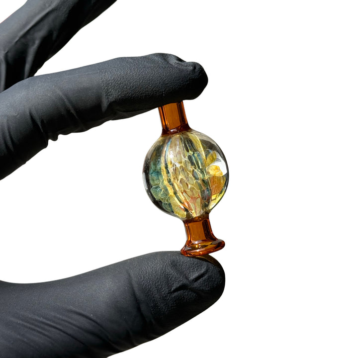 AFM Pineapple Bubble Airflow Carb Cap — Borosilicate Glass Dab Accessory