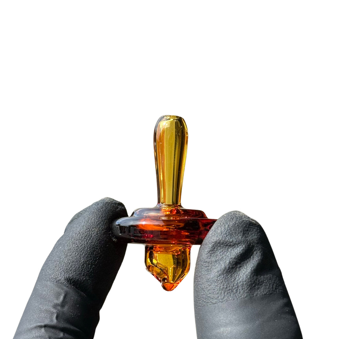 AFM Handle Colored Glass Air Flow Carb Cap | AFM Smoke