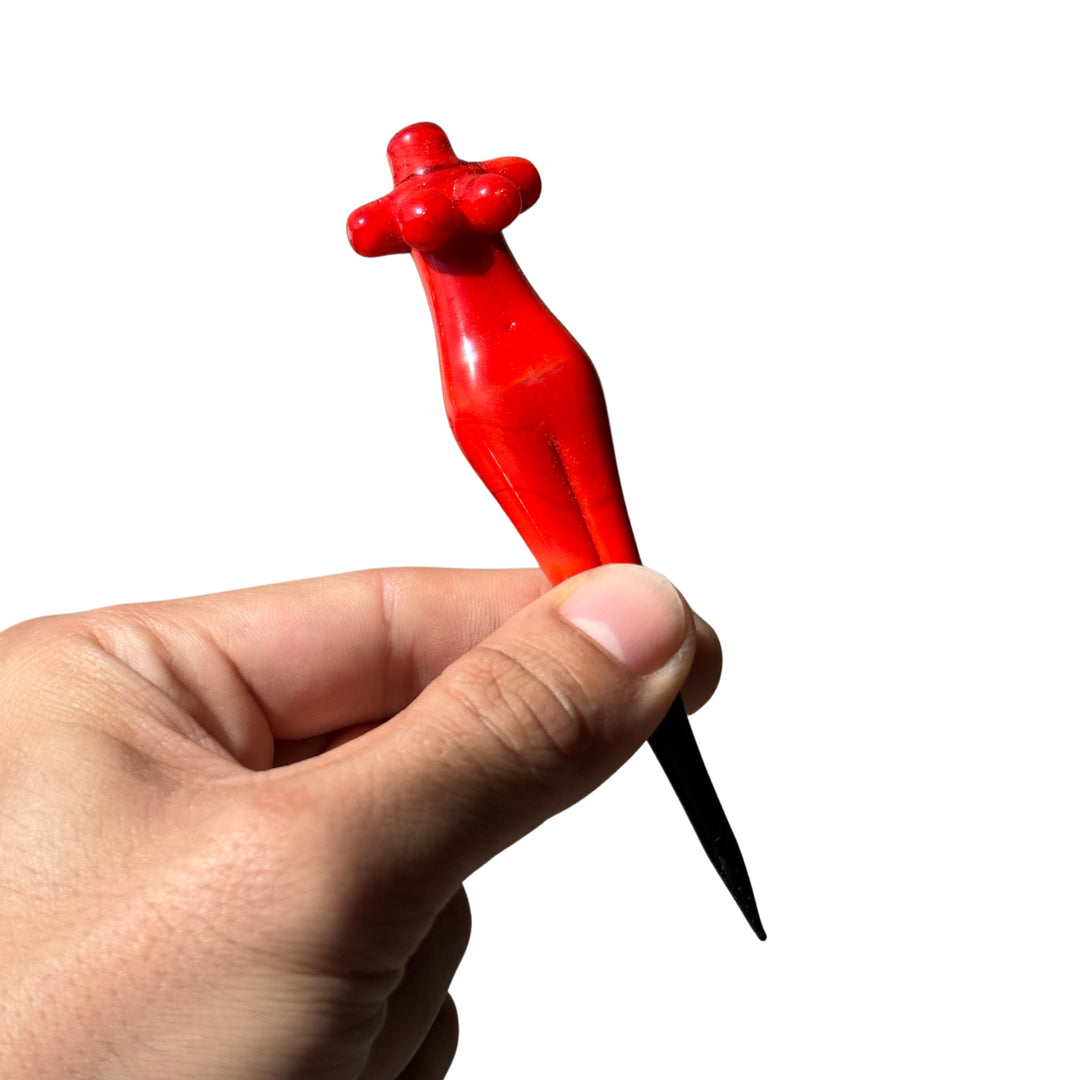 AFM Colored Female Body Glass Dabber Tool | AFM Smoke