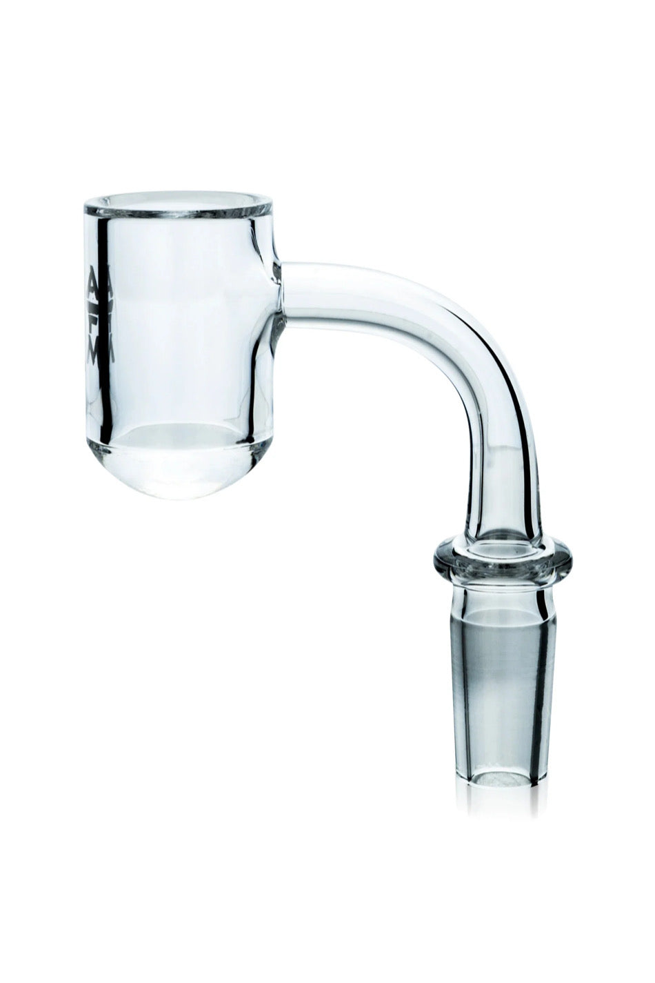 AFM Round Thick Bottom Quartz Dab Banger – 3 mm Thick, 25 mm Bucket Nail for Concentrates