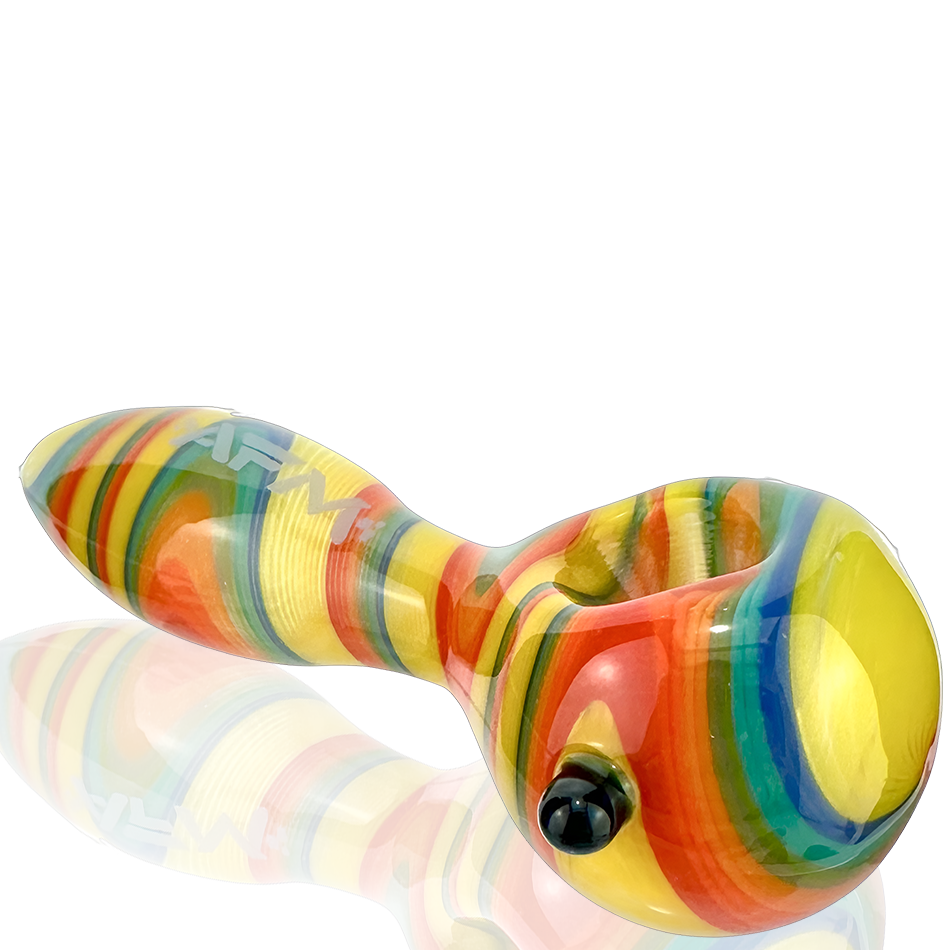3.5" AFM Full Wig Wag Reversal Glass Hand Pipe