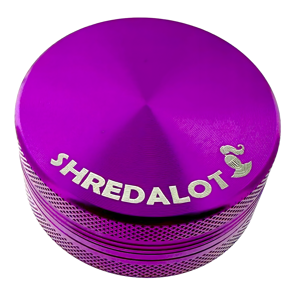 AFM Sir Shredalot 2-Piece Metal Herb Grinder – 50 mm Aluminum Grinder | AFM Smoke