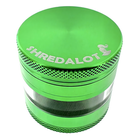 Sir Shredalot 4 Piece Window Chamber Metal Herb Grinder - 63mm