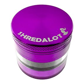 Sir Shredalot 4 Piece Window Chamber Metal Herb Grinder - 63mm