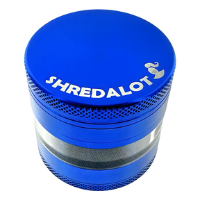 Sir Shredalot 4 Piece Window Chamber Metal Herb Grinder - 63mm