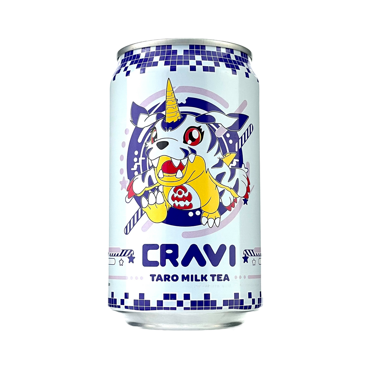 CRAVI Digimon Taro Milk Tea 10.65oz (315ml)