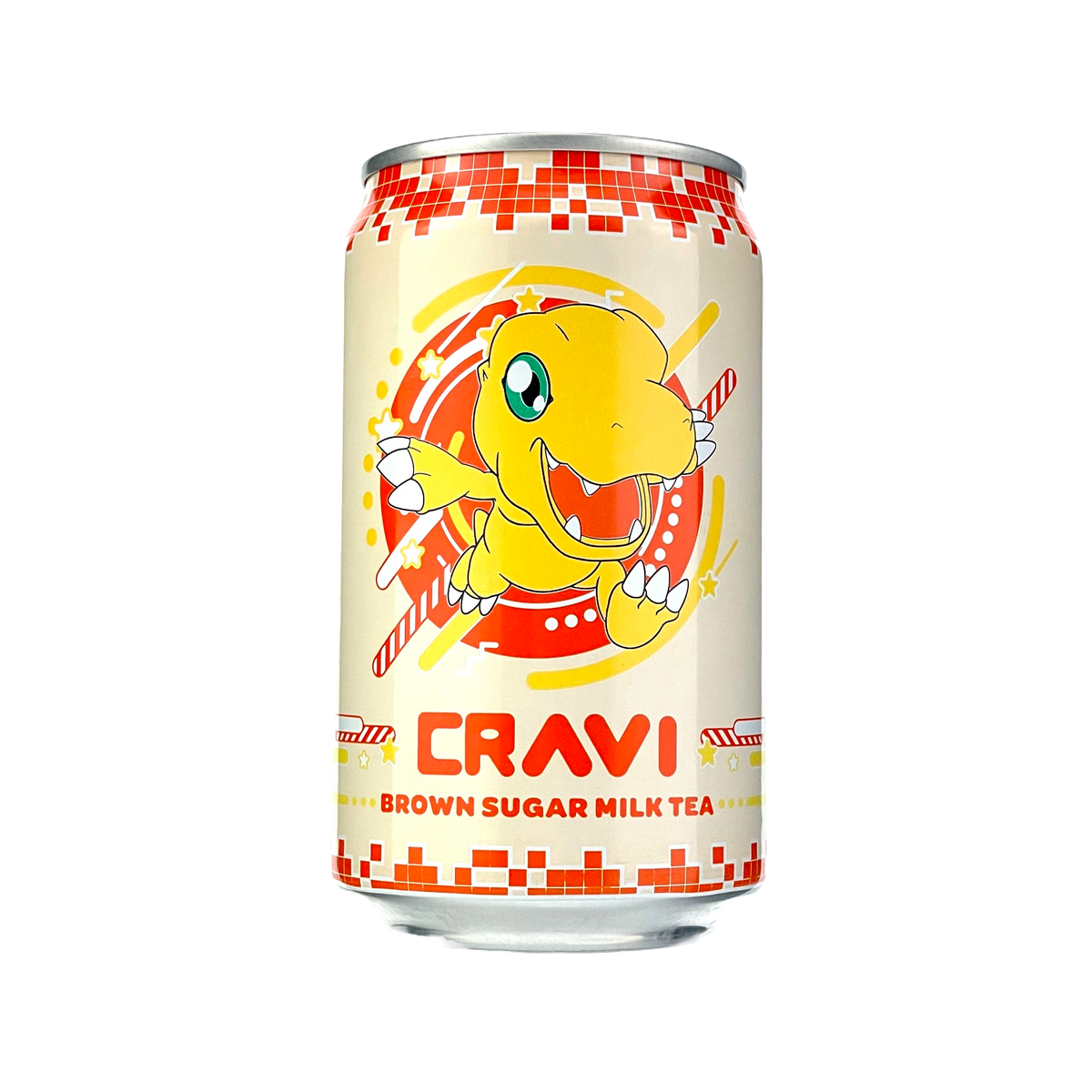 CRAVI Digimon Brown Sugar Milk Tea 10.65oz (315ml)