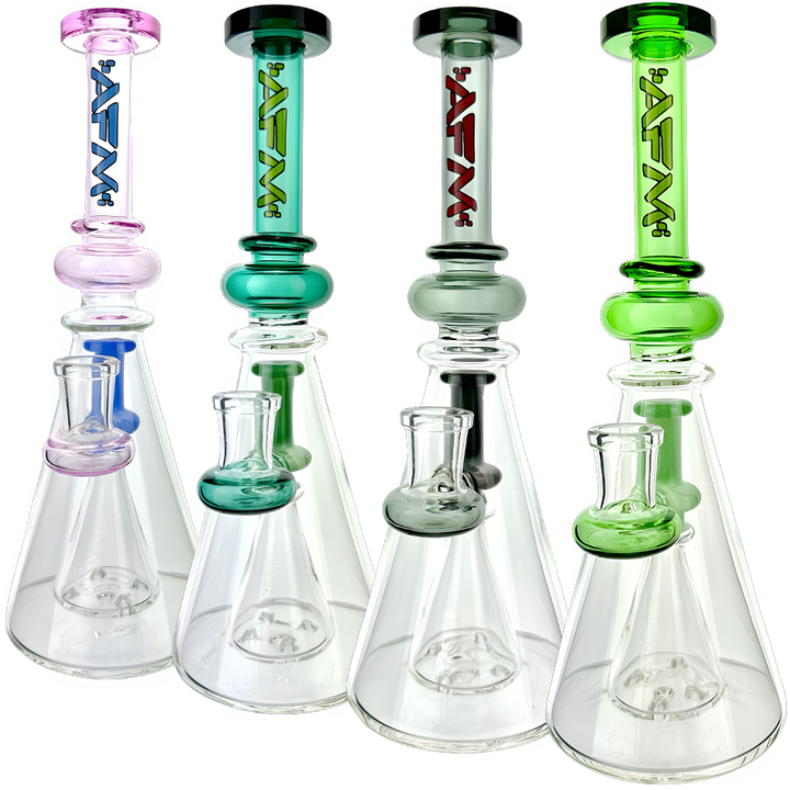 10" AFM Glass Overlook Color Glass Dab Rig | AFM Smoke