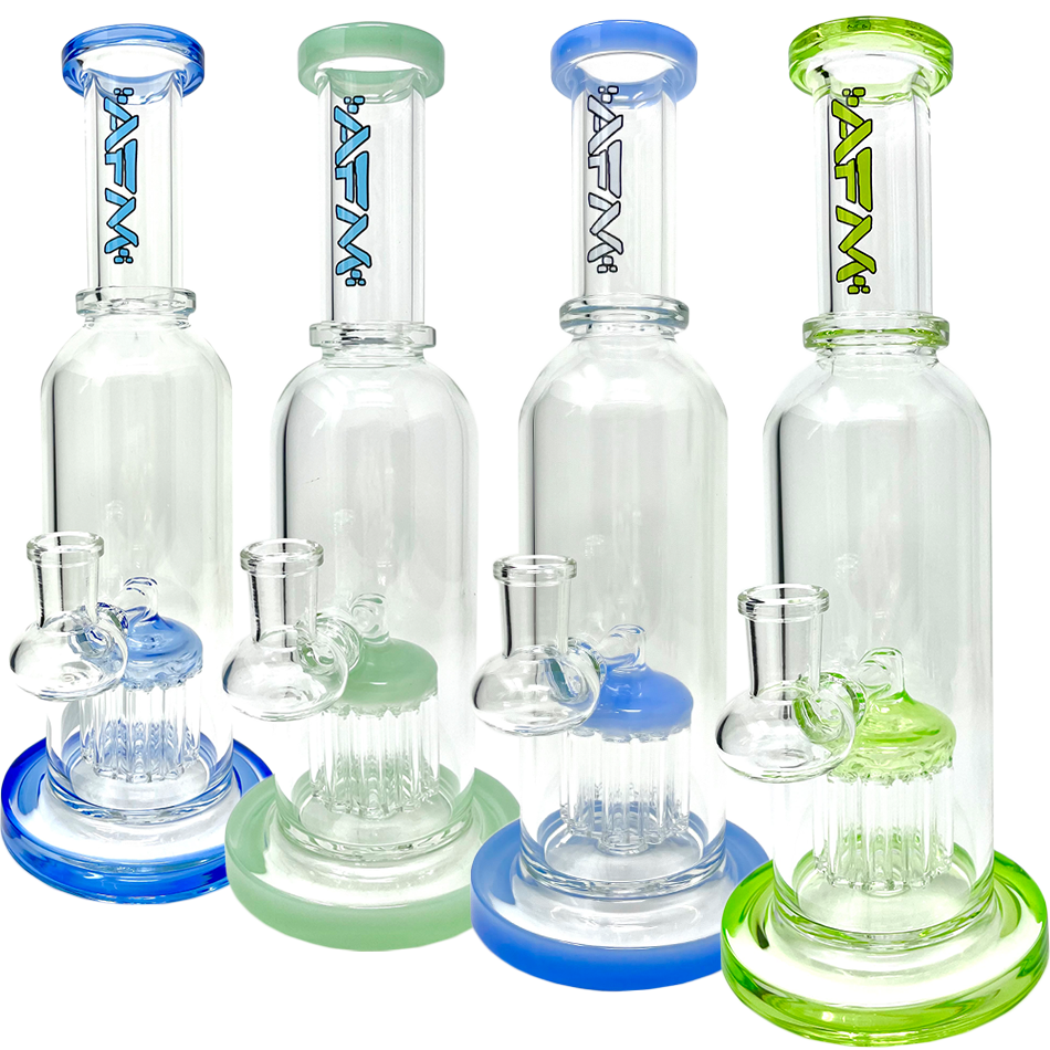 AFM 10.5″ Scientific Ten-Arm Bottle Dab Rig | AFM Smoke