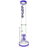 13" Double Puck Straight Tube Bong