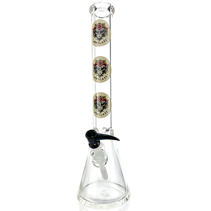 18" AFM Limited Decal Beaker 5mm - 4 Pieces Only | AFM Smoke