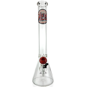 18" Atlanta Basesball 5mm Beaker Bong Bundle