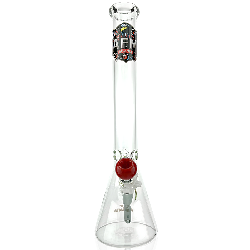 18″ Atlanta Football 5mm Beaker Bong Bundle