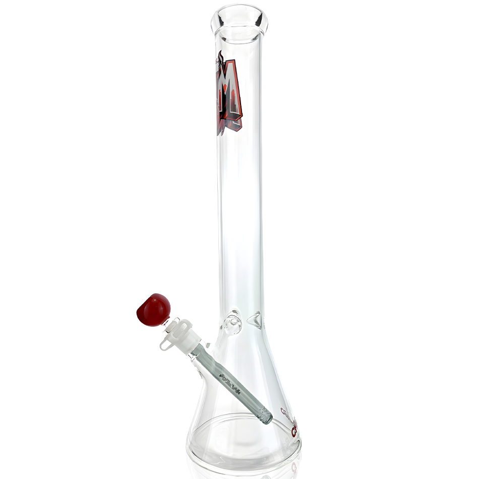 18" Chicago Basketball 5mm Beaker Bong Bundle