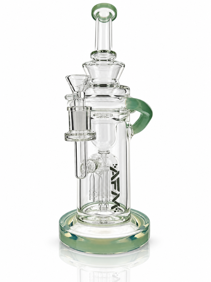 AFM 10″ Power Station Color Glass Recycler Dab Rig