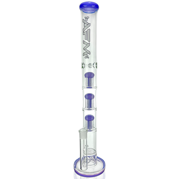 21-Inch AFM Ripper Triple Tree Perc Glass Straight Tube Bong — Scientific Glass Water Pipe