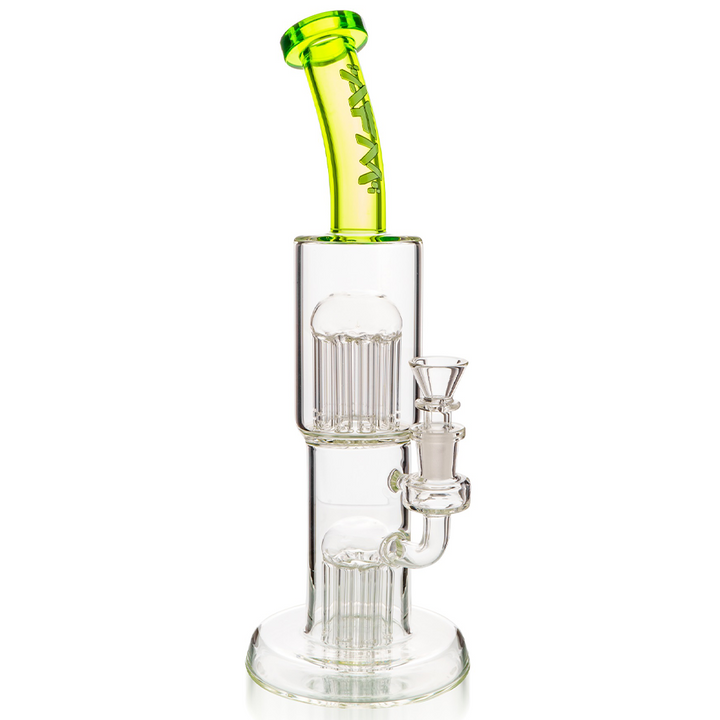 12" AFM Glass Double Cosmos Clear Glass Dab Rig | AFM Smoke