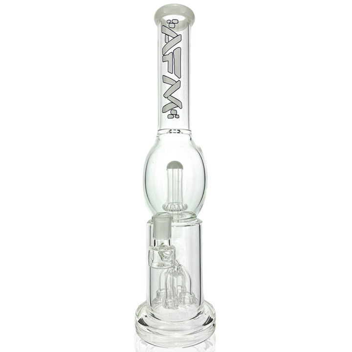16" AFM Glass Quad Shower-head Glass Straight Tube Bong | AFM Smoke