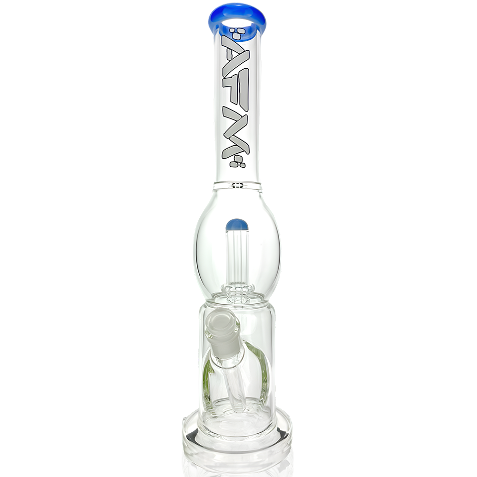 16" UFO Takeover Clear Glass Straight Tube Bong