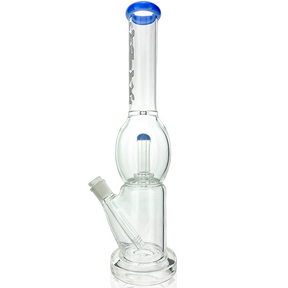 16" UFO Takeover Clear Glass Straight Tube Bong