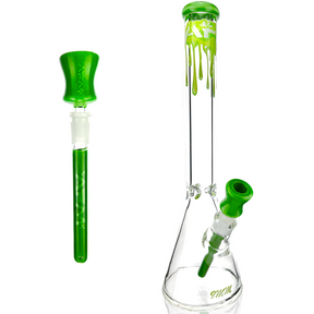 18" AFM Drippy Clear 9mm Glass Beaker Bundle Set