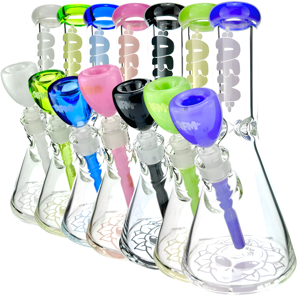 12″ AFM Chubbi Beaker Bong Bundle – 9mm Thick
