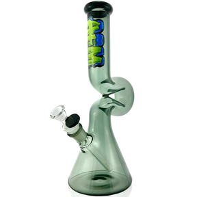 12" AFM Hunchback Full Color Glass Beaker Bong