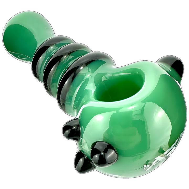 4.5" AFM Tiger Stripe Colored Borosilicate Glass Hand Pipe | AFM Smoke