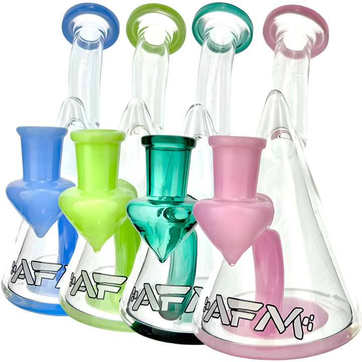 6" AFM Cone Glass Mini Rig | AFM Smoke