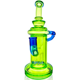 10" AFM Glass Power Station Full Color Glass Recycler Dab Rig