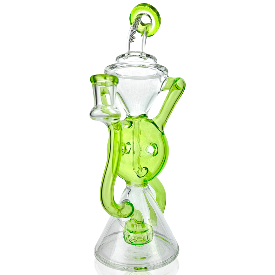 10" AFM Glass Swiss Cheese Recycler Dab Rig