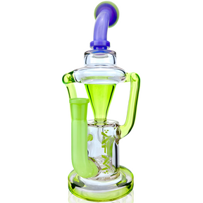 10" AFM Glass Palermo Double Glass Recycler Dab Rig