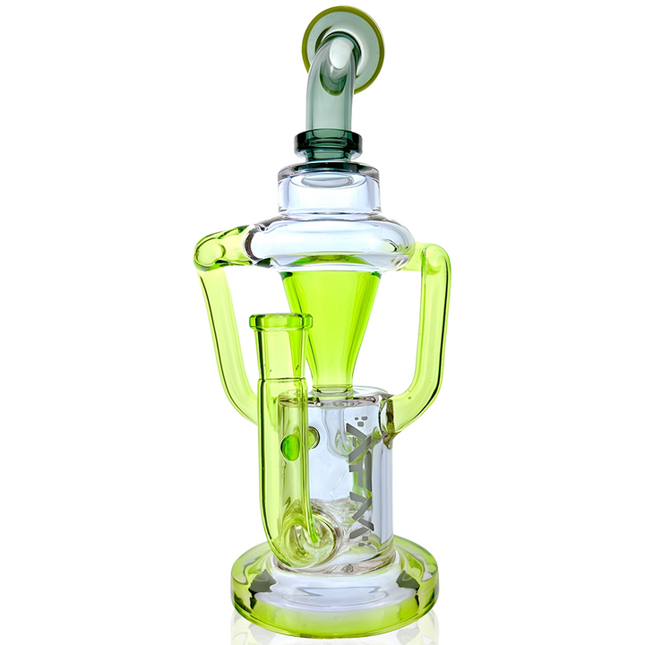 10" AFM Glass Palermo Double Glass Recycler Dab Rig